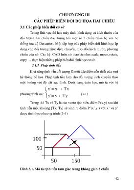 Bài giảng Đồ họa máy tính (Phần 2)