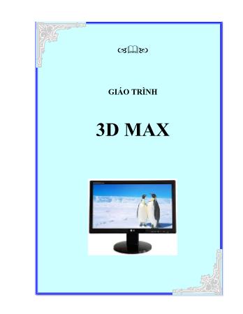 Giáo trình 3D Max