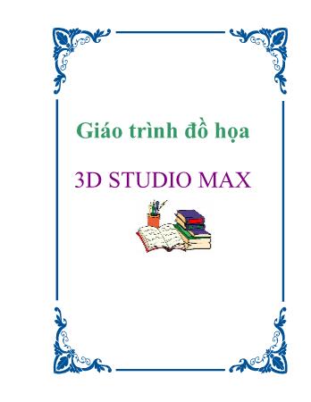 Giáo trình 3D Studio Max