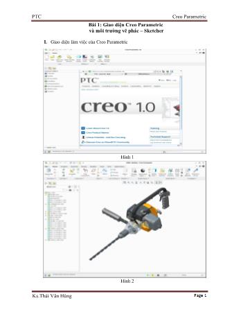 Giáo trình Creo Parametric