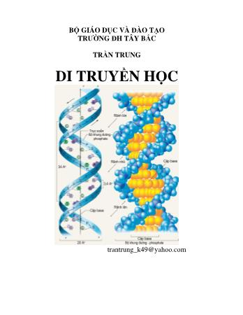 Giáo trình Di truyền học (Phần 1) - Trần Trung