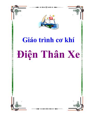 Giáo trình Điện thân xe