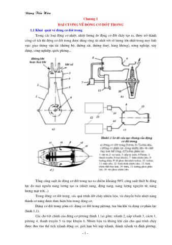 Giáo trình Nguyên lý động cơ đốt trong - Đặng Tiến Hòa