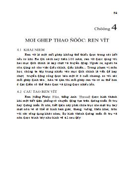 Giáo trình Vẽ cơ khí AutoCAD 2004 - Chương 4: Mối ghép tháo được - Ren vít