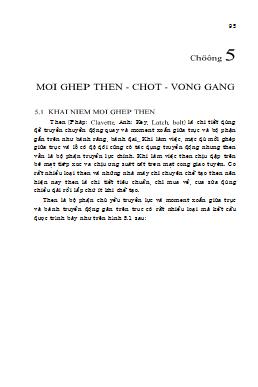 Giáo trình Vẽ cơ khí AutoCAD 2004 - Chương 5: Mối ghép then, chốt, vòng găng