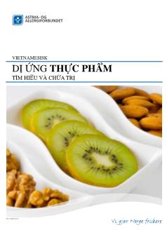 Tài liệu Dị ứng thực phẩm - Tìm hiểu và chữa trị (Phần 1)