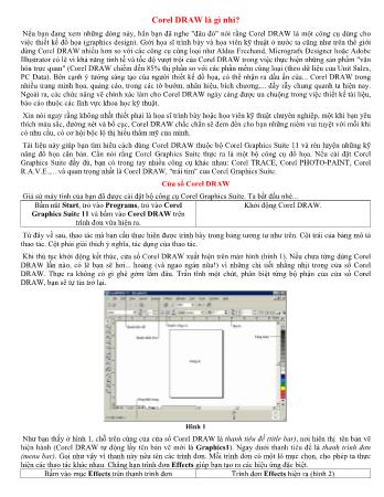 Tài liệu Hướng dẫn cho người mới dùng Corel Draw