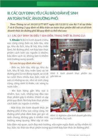Tài liệu Tập huấn về an toàn thực phẩm cho đối tượng kinh doanh thức ăn đường phố (Phần 2)