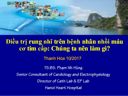 Điều trị rung nhĩ trên bệnh nhân nhồi máu cơ tim cấp: Chúng ta nên làm gì