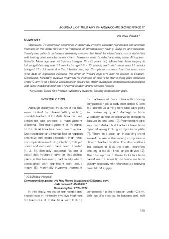 Journal of military pharmaco-medicine n09 - 2017