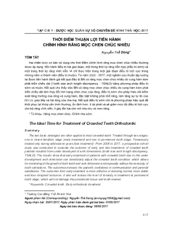 Thời điểm thuận lợi tiến hành chỉnh hình răng mọc chen chúc nhiều