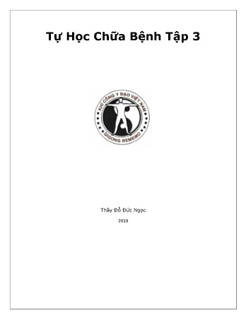 Tự học chữa bệnh (Tiếp theo)