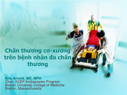 Y khoa, dược - Chấn thương cơ, xương trên bệnh nhân đa chấn thương