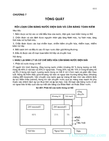 Y khoa, dược - Chương 7: Tổng quát