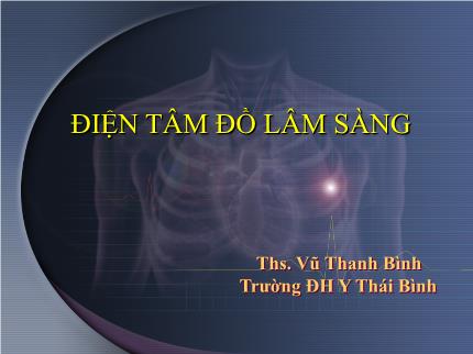 Y khoa, dược - Điện tâm đồ lâm sàng