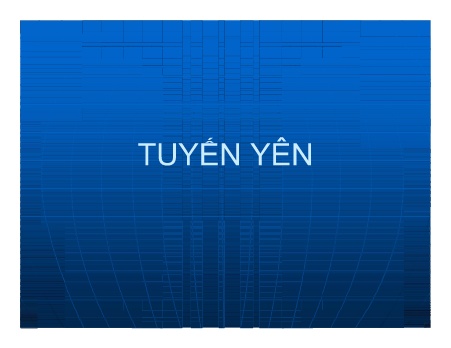 Y khoa, dược - Tuyến yên